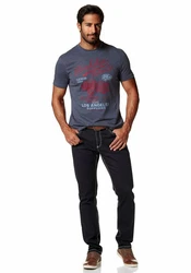 Arizona T-Shirt Kurzarm Blau/Dunkelblau