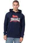 Lonsdale Kapuzenpullover Thurning Dunkelblau/Rot