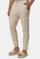 Indicode Cargo Stoffhose Booth Fog