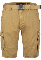 Indicode Cargoshorts Blixt Khaki/Beige/Braun