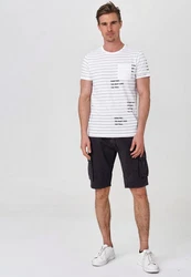 Indicode Cargoshorts Blixt Schwarz/Dunkelgrau/Dunkelblau/Lila/Khaki