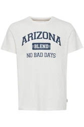 Blend T-Shirt Logo T-Shirt NO BAD DAYS (6243) Weiß (6243)