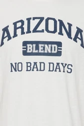 Blend T-Shirt Logo T-Shirt NO BAD DAYS (6243) Weiß (6243)