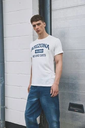 Blend T-Shirt Logo T-Shirt NO BAD DAYS (6243) Weiß (6243)