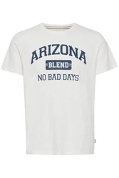 Blend T-Shirt Logo T-Shirt NO BAD DAYS (6243) Weiß (6243)