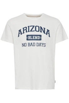 Blend T-Shirt Logo T-Shirt NO BAD DAYS (6243) Weiß (6243)