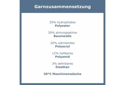 GAWILO Skisocken mit Spezialpolsterung THERMOLITE Funktion Grau/Schwarz/Dunkelgrau