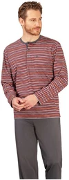 Schlafanzug Herren Pyjama langarm (2 tlg) Klima Komfort