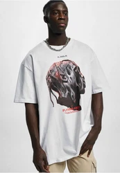 Upscale by Mister Tee Herren Flying High Oversize Tee Schwarz/Dunkelrot/Weiß/Grau