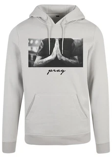 Mister Tee Herren Pray Hoody Kapuzenpullover Grau