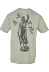 Mister Tee Justice Oversize Tee (1-tlg) Dunkelgrün/Khaki/Hellgrün/Grün