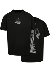 Mister Tee Justice Oversize Tee (1-tlg) Schwarz/Dunkelblau