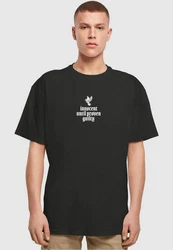 Mister Tee Justice Oversize Tee (1-tlg) Schwarz/Dunkelblau