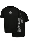 Mister Tee Justice Oversize Tee (1-tlg) Schwarz/Dunkelblau