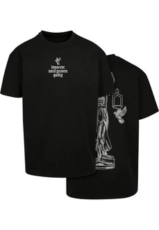 Mister Tee Justice Oversize Tee (1-tlg) Schwarz/Dunkelblau