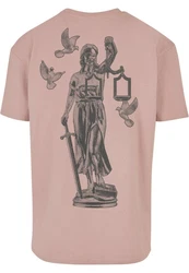 Mister Tee Justice Oversize Tee (1-tlg) Rosa