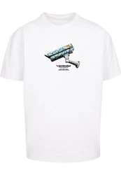 Mister Tee T-Shirt CCTV Oversized Weiß