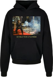 Mister Tee Sweatshirt Scarface Little Friend hellblau/gelb/dunkelorange/schwarz