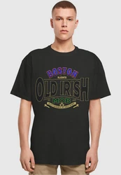 Mister Tee T-Shirt Upscale Lila/Schwarz/Dunkelgrün/Gold