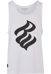 Rocawear Basic Tank Top Weiß/Rot/Dunkelgrau