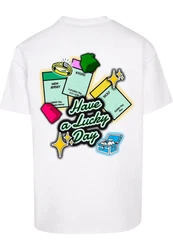 Mister Tee Upscale T-Shirt (1-tlg) Weiß/Creme