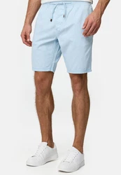 Indicode Chinoshorts Carver Hellblau