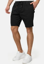 Indicode Chinoshorts Carver Schwarz