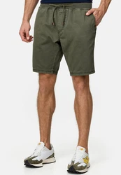 Indicode Chinoshorts Carver Dunkelgrün/Khaki/Grün