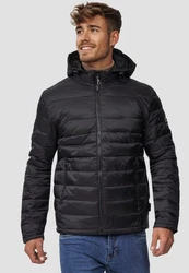 Indicode Herren Hampshire Steppjacke Schwarz/Grau/Dunkelgrau
