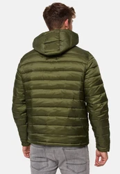 Indicode Herren Hampshire Steppjacke Dunkelgrün/Grün