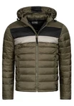 Indicode Herren Hampshire Steppjacke Dunkelgrün/Grün/Beige