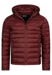Indicode Herren Hampshire Steppjacke Dunkelrot/Rot/Braun