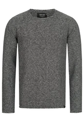 Indicode Strickpullover Loakim Dunkelgrau/Grau/Hellgrau
