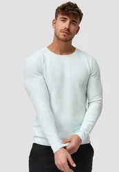 Indicode Strickpullover Loakim Hellblau/Türkis/Grün/Hellgrün