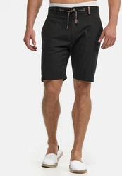 Indicode Bowmanville Shorts Schwarz/Khaki