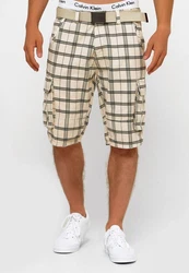 Indicode Cargoshorts Blixt Beige/Khaki
