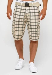 Indicode Cargoshorts Blixt Beige/Khaki