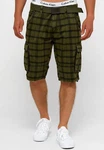 Indicode Cargoshorts Blixt Dunkelgrün/Grün