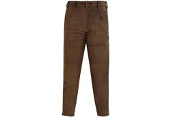 German Wear Lederhose GW601 Jägerhose Jagdhose Khaki/Braun