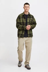 !Solid Wolljacke SDFullmann Dunkelgrün/Grün