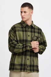 !Solid Wolljacke SDFullmann Dunkelgrün/Grün