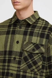 !Solid Wolljacke SDFullmann Dunkelgrün/Grün