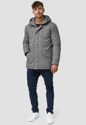 Jeff Winterjacke Anders Grau/Dunkelgrau/Hellgrau