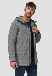 Jeff Winterjacke Anders Grau/Dunkelgrau/Hellgrau