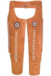 German Wear Lederhose GW957T Chaps Reiter Cowboy Western  GW957T