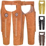 German Wear Lederhose GW957T Chaps Reiter Cowboy Western  GW957T