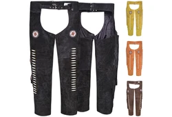German Wear Lederhose GW957T Chaps Reiter Cowboy Western  GW957T
