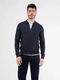 Strickpullover Strickpolo, langarm