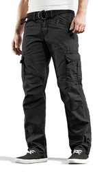 Timezone Cargohose Herren BenitoTZ Schwarz/Khaki
