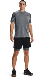 Under Armour Shorts HeatGear Armour Long Shorts Dunkelgrau/Grau/Hellgrau
